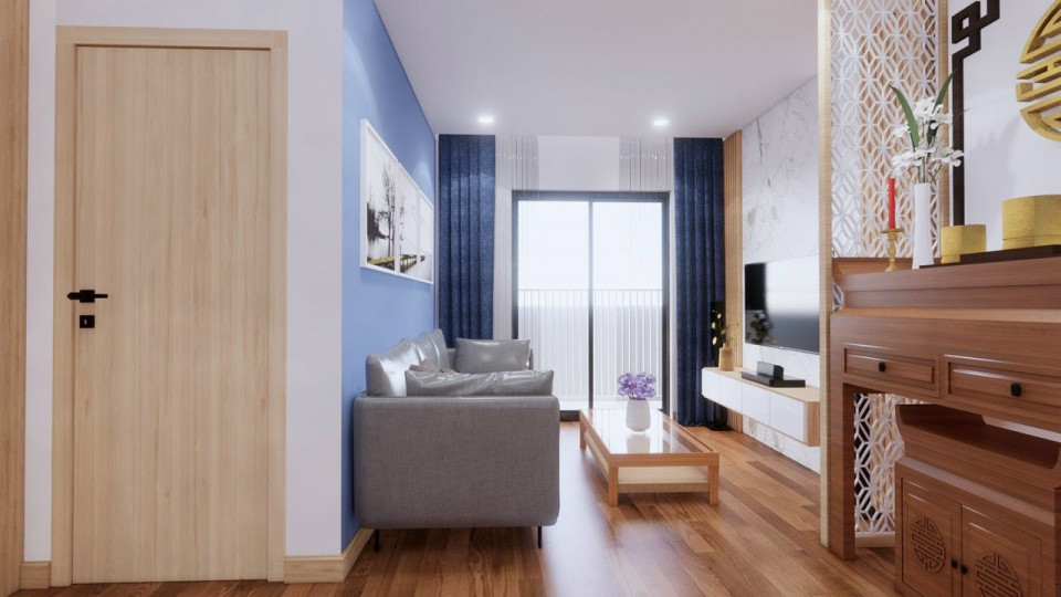 Cho thuê căn hộ 2PN dự án Cầu Giấy Center Point giá 14.5 triệu/tháng