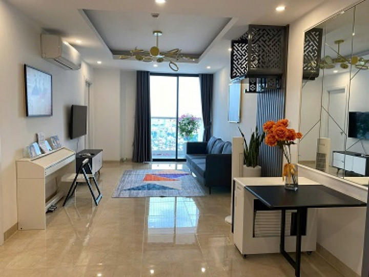 Cho thuê căn hộ 2PN dự án Cầu Giấy Center Point giá 14.5 triệu/tháng