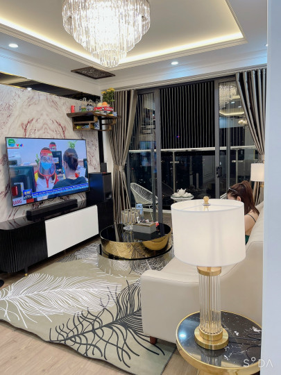 Cho thuê cc Discovery Cầu Giấy, 3PN 102m, full đồ đẹp , 19 triệu