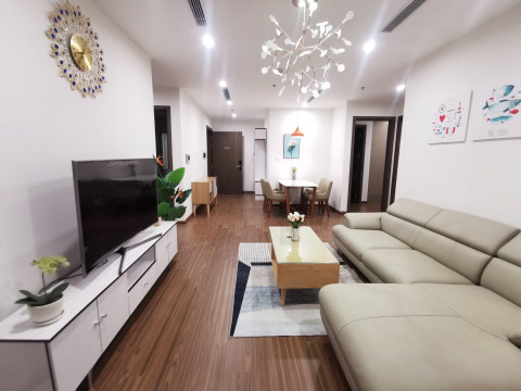 Cho thuê CC Vinhomes West Point - Phạm Hùng căn 3PN full nội thất giá 1250$