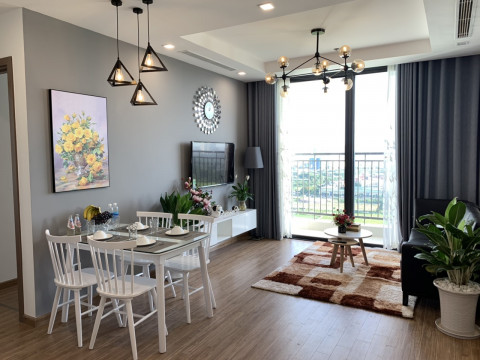 Cho thuê căn 3PN full nội thất giá 18tr tại Vinhome Green Bay Mễ Trì