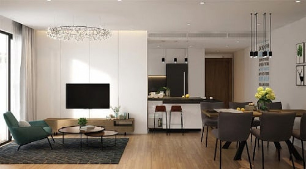 Cho thuê căn 2PN full đồ chung cư FLC Green Apartment 18 Phạm Hùng giá 10.5 triệu