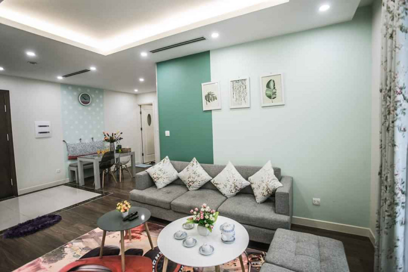 Cho thuê căn 2PN full nội thất giá 15.5tr tại Imperia Garden Nguyễn Huy Tưởng